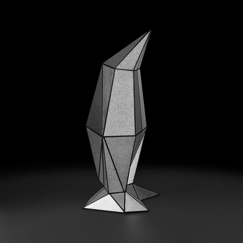 Escultura Pingüino Geométrico Nicolás