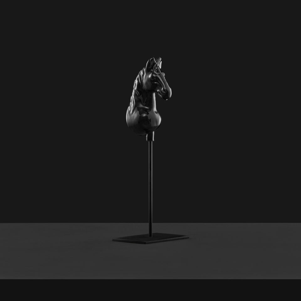 Caballo Cerámica Con Base - Casa-Armida-Store