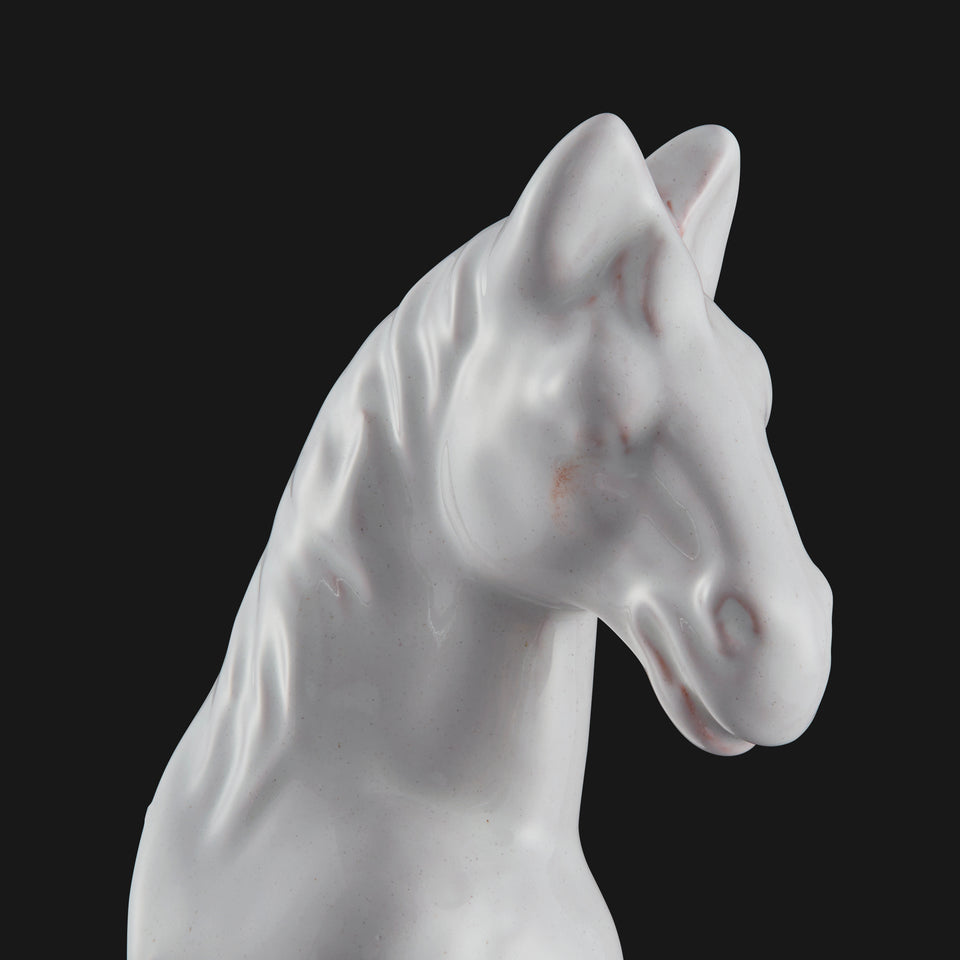 Caballo Cerámica Con Base - Casa-Armida-Store