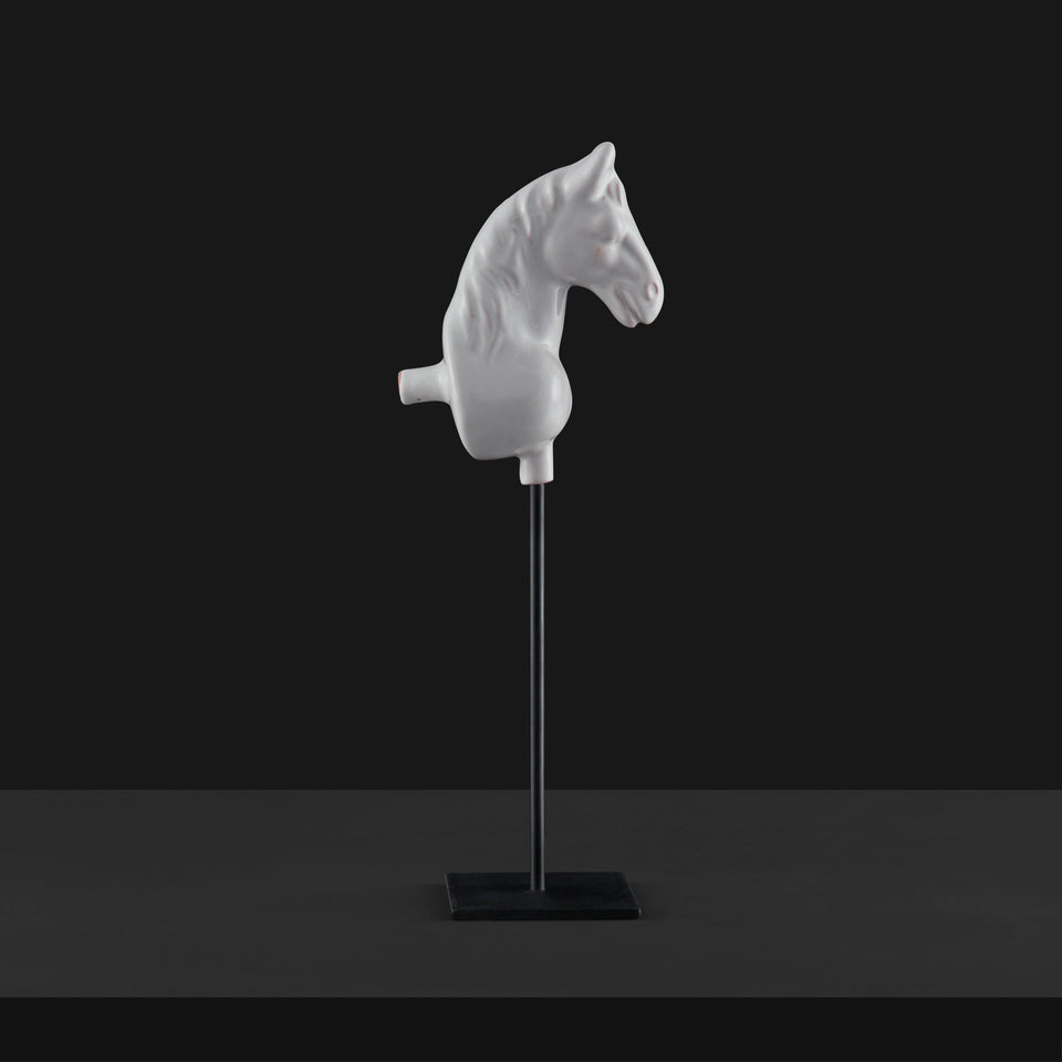 Caballo Cerámica Con Base - Casa-Armida-Store
