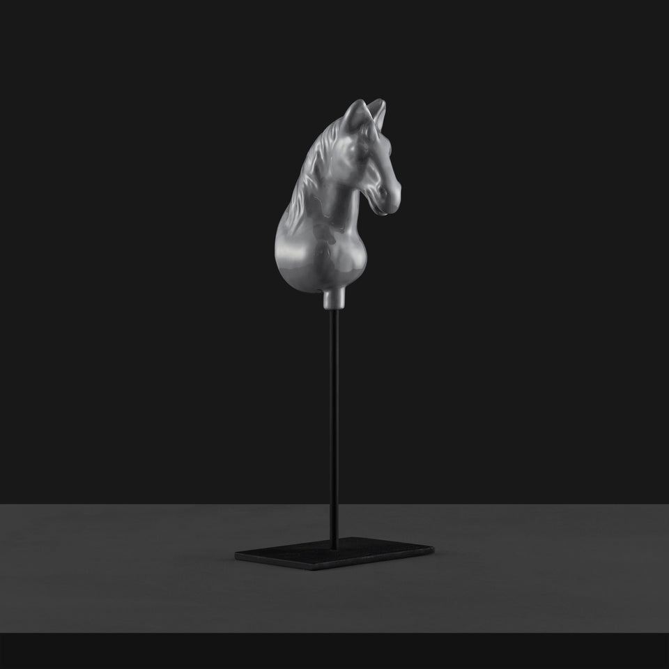 Caballo Cerámica Con Base - Casa-Armida-Store