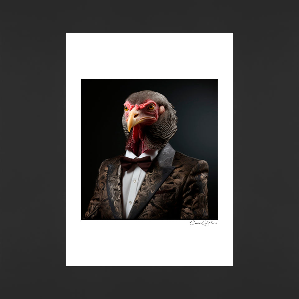 Rooster in Suit