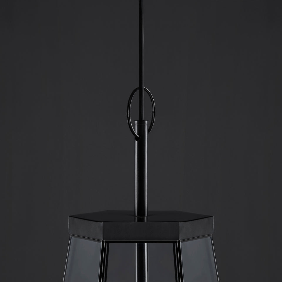 Lámpara Colgante Francisco Grande en Vidrio Claro