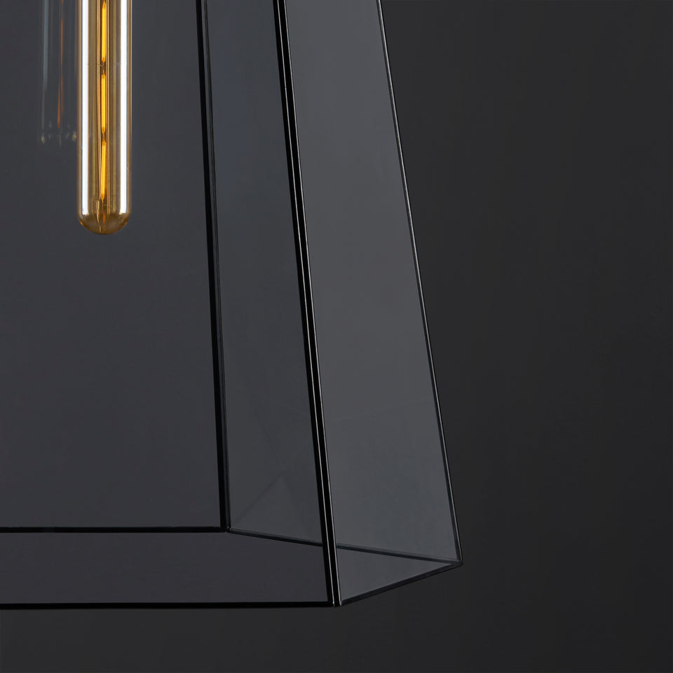 Lámpara Colgante Francisco Grande en Vidrio Claro