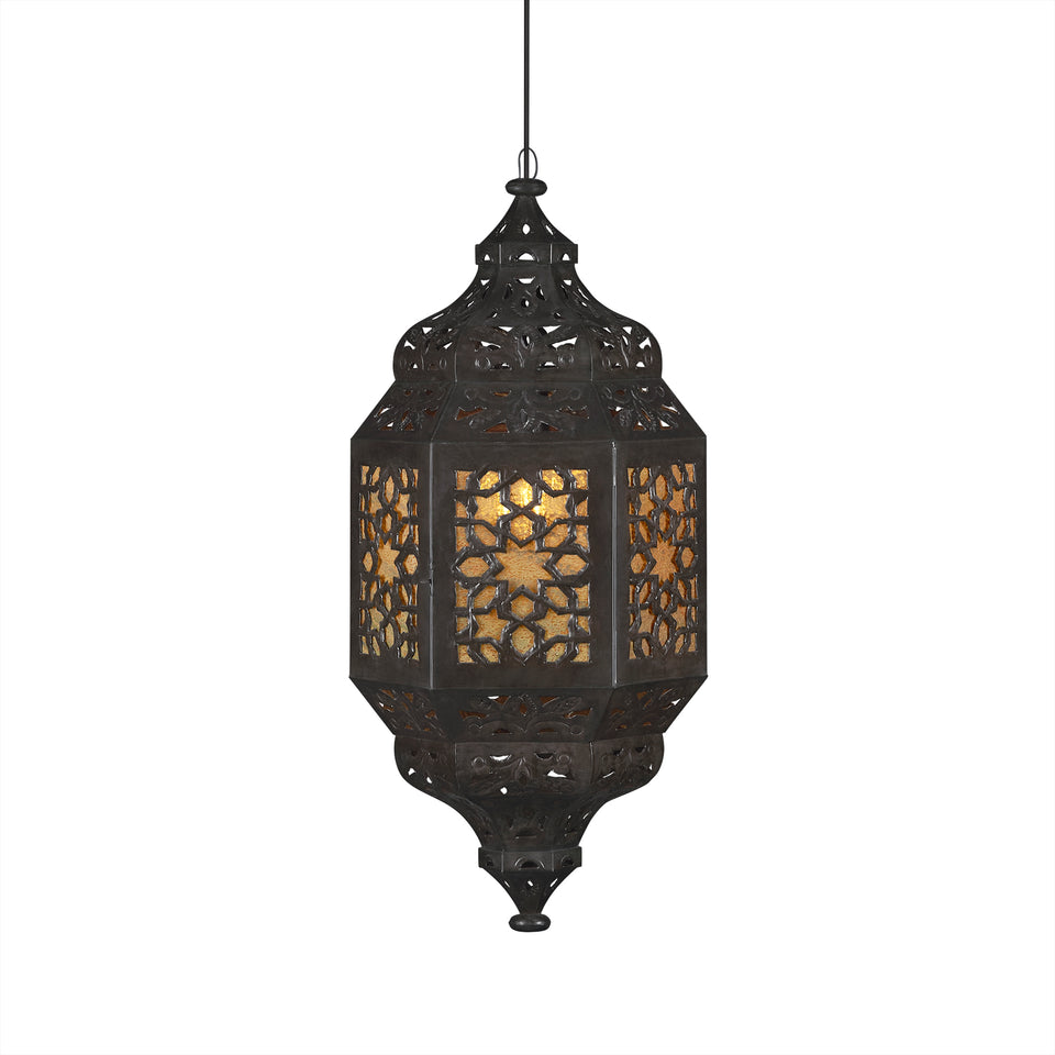 Lámpara Colgante Roble Calado tamaño Grande - Casa-Armida-Store