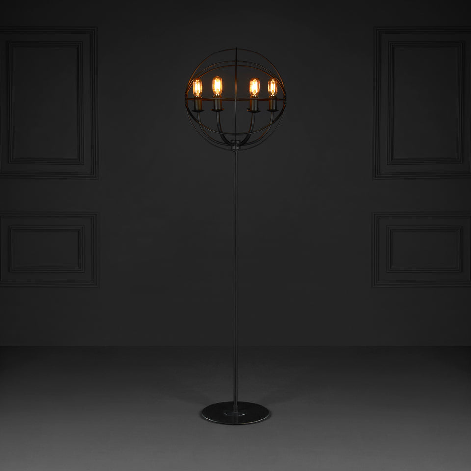 Lámpara de Piso Órbita de 6 Luces - Casa-Armida-Store