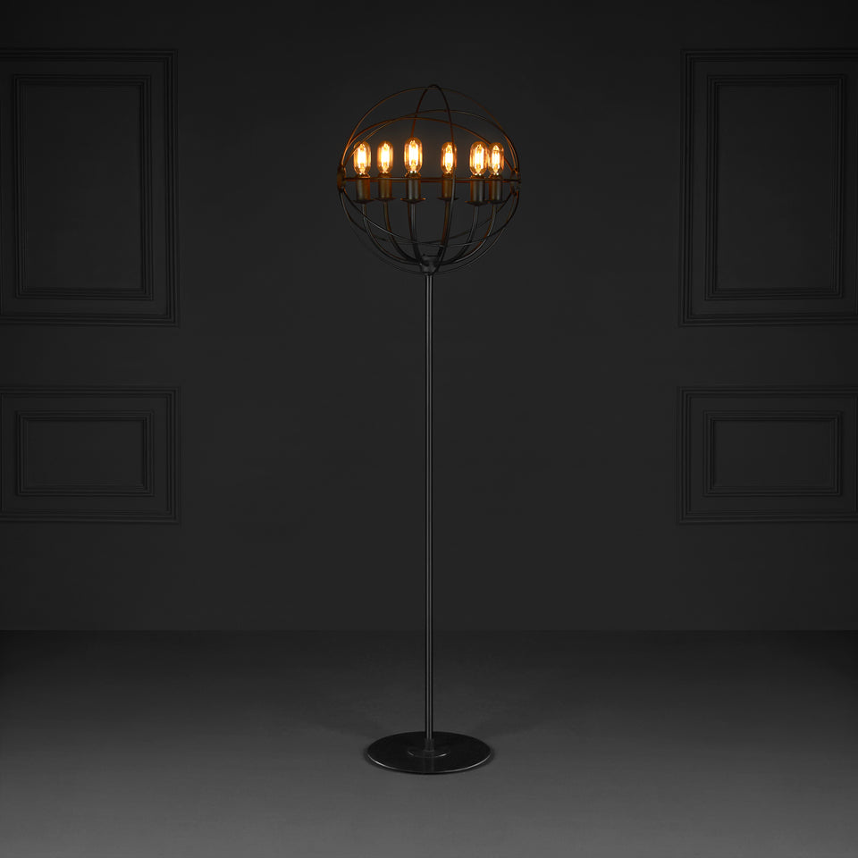 Lámpara de Piso Órbita de 6 Luces - Casa-Armida-Store