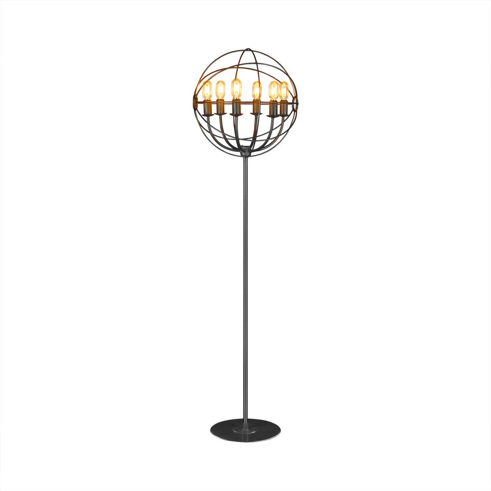Lámpara de Piso Órbita de 6 Luces - Casa-Armida-Store