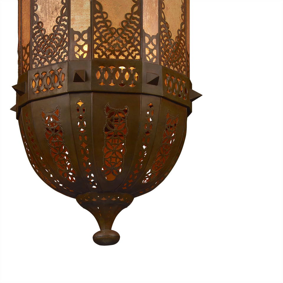 Lámpara Colgante Egipcio Grande de 4 Luces