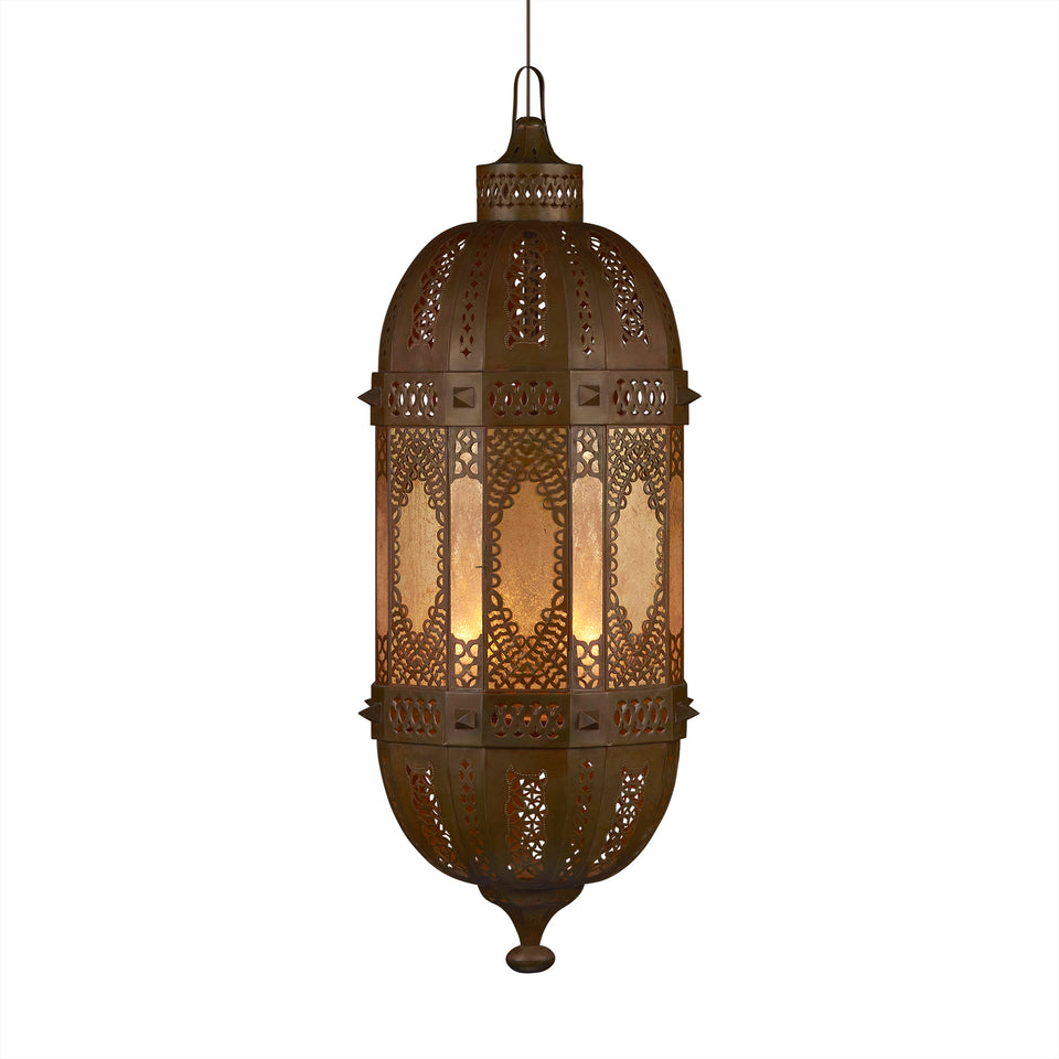 Lámpara Colgante Egipcio Grande de 4 Luces