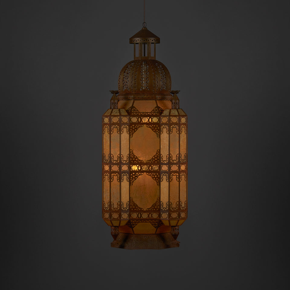 Lámpara Colgante 4 Pilares Grande 2 Pisos de 6 luces