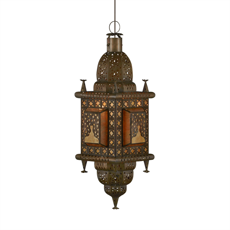 Lámpara Colgante Marroquí Diamante Chico 2 Luces - Casa-Armida-Store