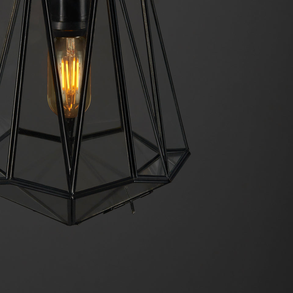 Lámpara Colgante Carbón Chico