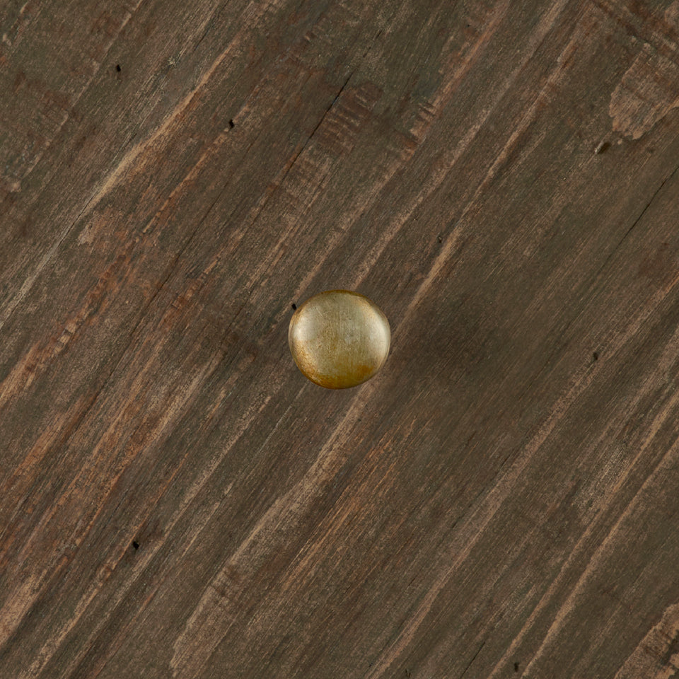Jaladera Bola Plana Chica en Aluminio Metálico