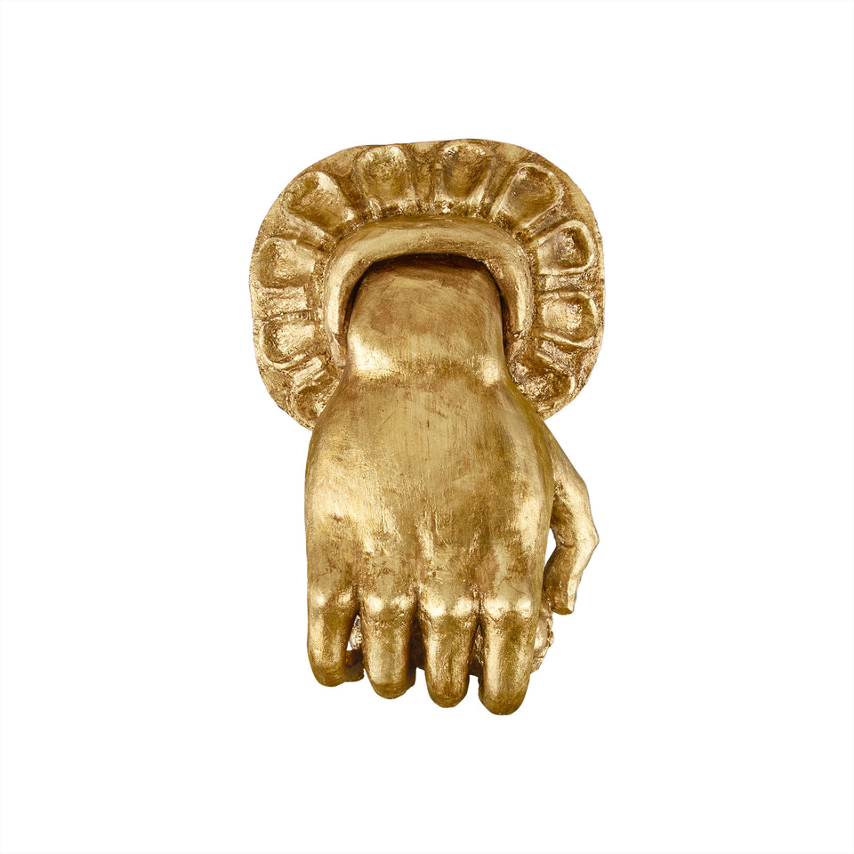 Mano llamador decorativa