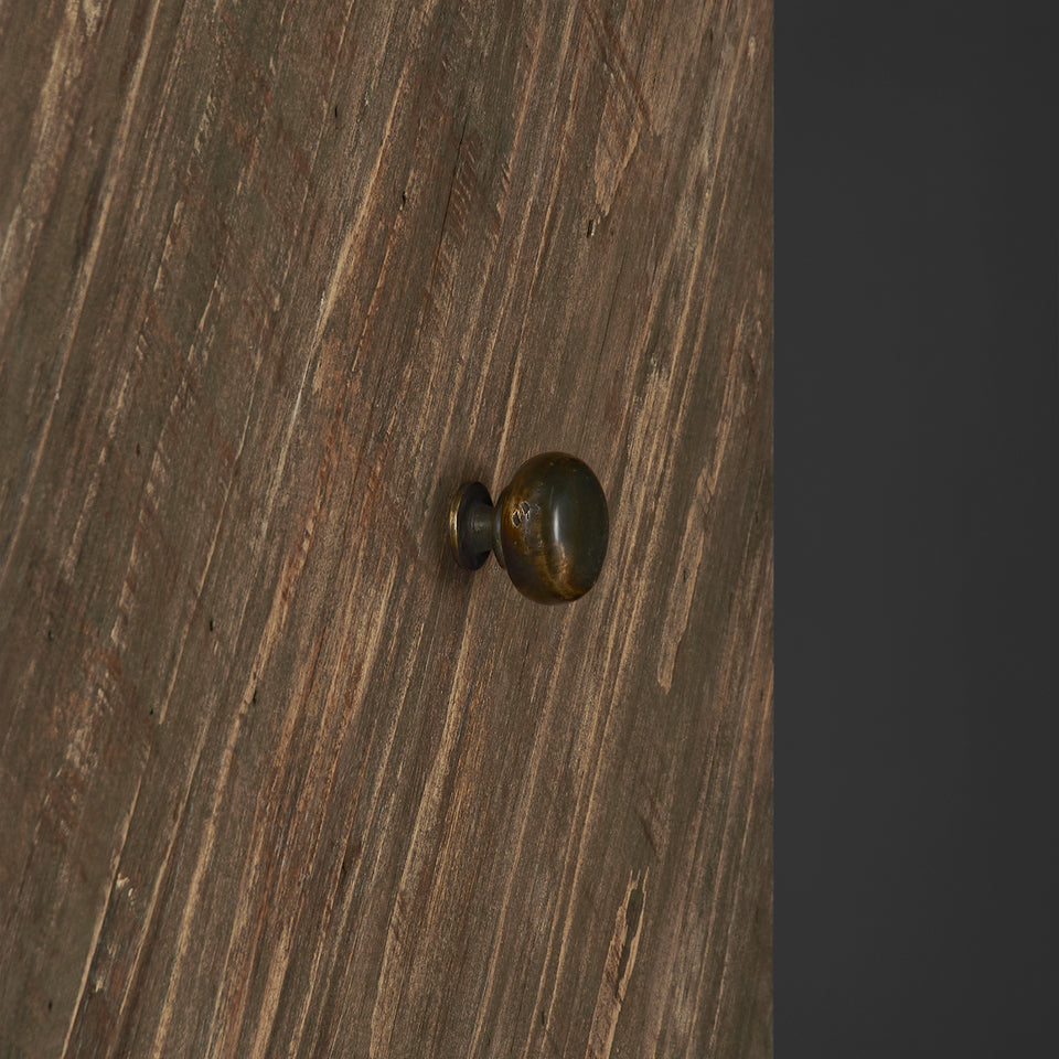 Jaladera Bola Plana Chica en Bronce Viejo Inglés