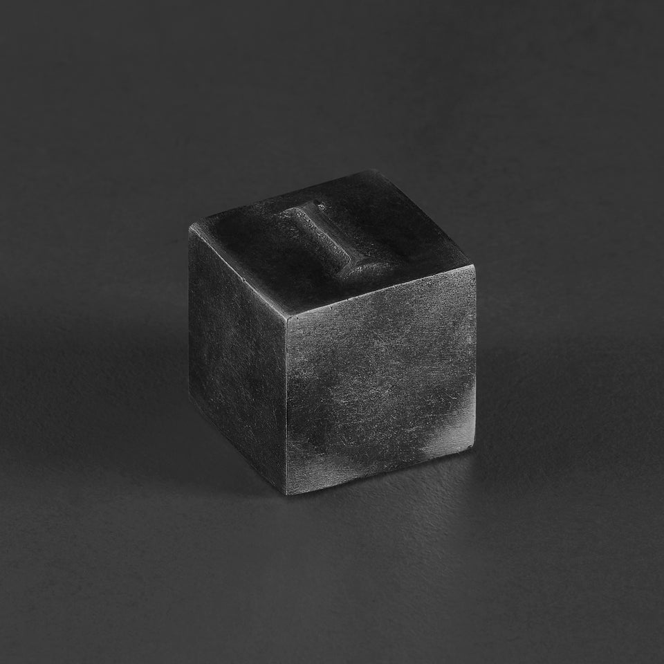 Cubo de Aluminio con Letra